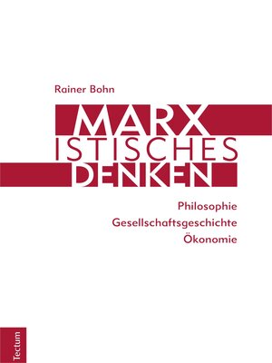 cover image of Marxistisches Denken